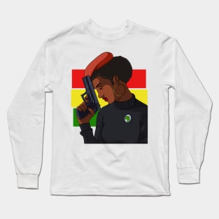 Black Panther Party African Pride Long Sleeve T-Shirt